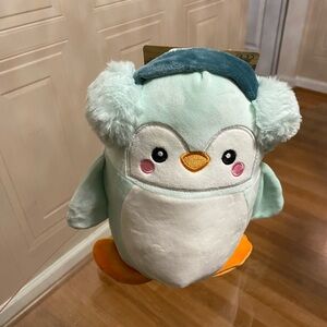 - Giftable Stuffed  Penguin 10” Squeaker Plush Dog Toy